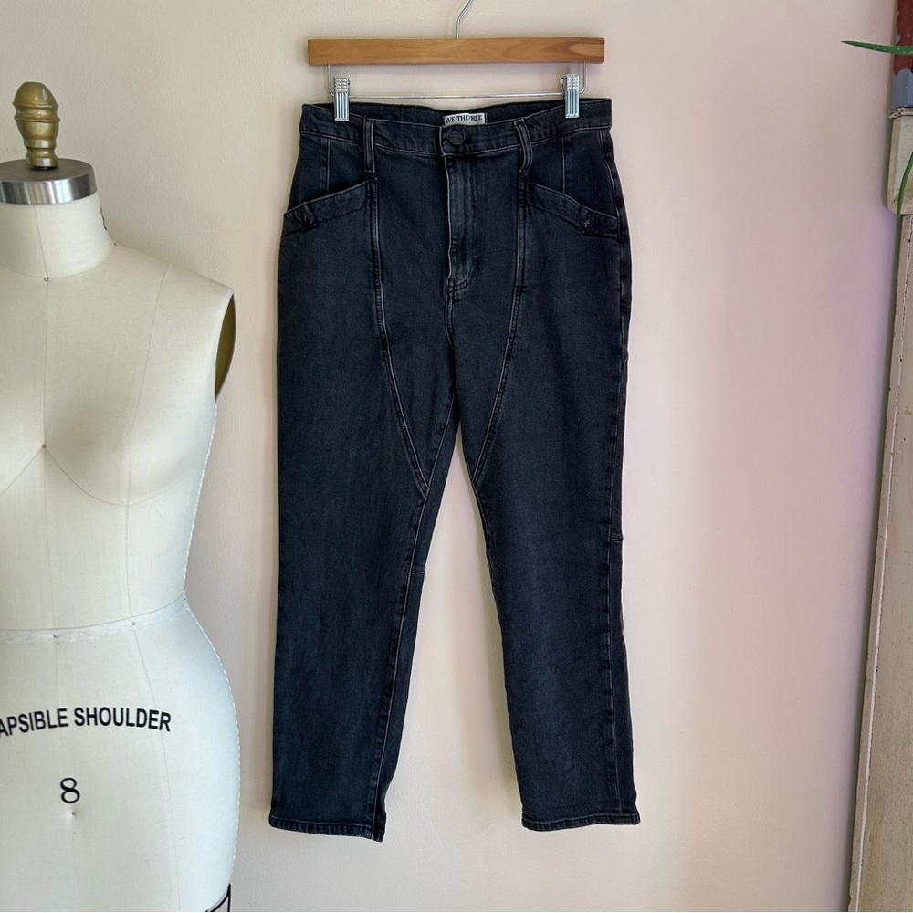 We The Free Black Straight Leg Jeans